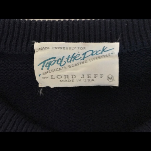 SOLD Men’s nautical sweater size medium - Picture 3 of 3